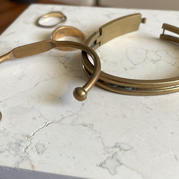 Lot of Madewell brass jewelry - Picture 6 of 6
